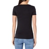 Amazon Essentials Women’s Slim-Fit Short-Sleeve V-Neck T-Shirt, Pack of 2(Black/White)