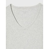 Amazon Essentials Women’s Slim-Fit Short-Sleeve V-Neck T-Shirt, Pack of 2(Charcoal Heather/Light Grey Heather)