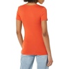 Amazon Essentials Women’s Slim-Fit Short-Sleeve V-Neck T-Shirt, Pack of 2(Charcoal Heather/Tomato Red)