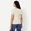 Amazon Essentials Women’s Slim-Fit Short-Sleeve V-Neck T-Shirt, Pack of 2(Oatmeal Heather/Light Pink)