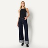 Amazon Essentials Women’s Slim-Fit Stretch Rib High-Neck Tank with Wide Ribbed Straps(Black)