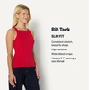 Amazon Essentials Women’s Slim-Fit Stretch Rib High-Neck Tank with Wide Ribbed Straps(Red)