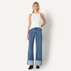 Amazon Essentials Women’s Slim-Fit Stretch Rib High-Neck Tank with Wide Ribbed Straps(White)