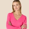 Amazon Essentials Women’s Soft 100% Cotton Regular-Fit Long-Sleeve Crewneck T-Shirt(Hot Pink)