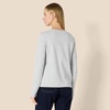 Amazon Essentials Women’s Soft 100% Cotton Regular-Fit Long-Sleeve Crewneck T-Shirt(Light Grey Heather)