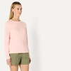 Amazon Essentials Women’s Soft 100% Cotton Regular-Fit Long-Sleeve Crewneck T-Shirt(Rose)