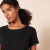 Amazon Essentials Women’s Studio Relaxed-Fit Lightweight Crewneck T-Shirt (Available in Plus Size)(Black)