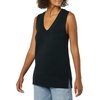 Amazon Essentials Women’s Ultra Soft V-Neck Sweater Vest(Black)