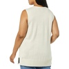 Amazon Essentials Women’s Ultra Soft V-Neck Sweater Vest(Sand Heather)