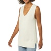 Amazon Essentials Women’s Ultra Soft V-Neck Sweater Vest(Sand Heather)