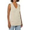 Amazon Essentials Women’s Ultra Soft V-Neck Sweater Vest(Taupe)
