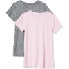 Grey Space Dye/Light Pink