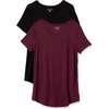 Black/Burgundy