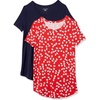 Red Tossed Poppy/Navy
