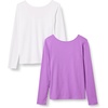 Purple/White