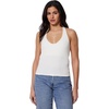 Amazon Essentials Women’s Slim-Fit Ribbed Halter Top(Cream)
