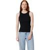 Amazon Essentials Women’s Slim-Fit Ribbed Tank Top(Black)