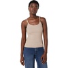 Amazon Essentials Women’s Slim-Fit Ribbed Tank Top(Taupe)
