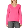 Amazon Essentials Women’s Soft 100% Cotton Regular-Fit Long-Sleeve Crewneck T-Shirt(Hot Pink)