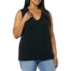 Amazon Essentials Women’s Ultra Soft V-Neck Sweater Vest(Black)