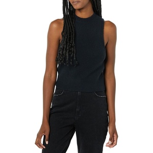 Amazon Essentials Women’s Boucle Sweater Tank Top (Previously Daily Ritual)(Black)