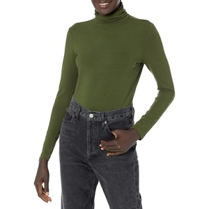 Amazon Essentials Women’s Long-Sleeve Turtleneck Stretch Fleece (Available in Plus Size)(Dark Olive)