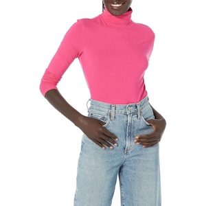 Amazon Essentials Women’s Long-Sleeve Turtleneck Stretch Fleece (Available in Plus Size)(Hot Pink)