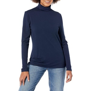 Amazon Essentials Women’s Long-Sleeve Turtleneck Stretch Fleece (Available in Plus Size)(Navy)