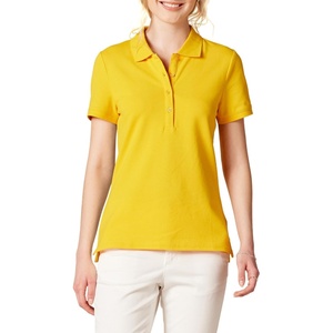 Amazon Essentials Women’s Short-Sleeve Collared Polo Shirt (Available in Plus Size)(Golden Yellow)