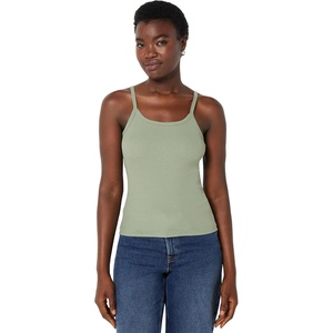 Amazon Essentials Women’s Slim-Fit Ribbed Tank Top(Dark Sage Green)