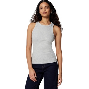 Amazon Essentials Women’s Slim-Fit Ribbed Tank Top(Light Grey Heather)