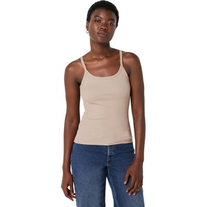 Amazon Essentials Women’s Slim-Fit Ribbed Tank Top(Taupe)