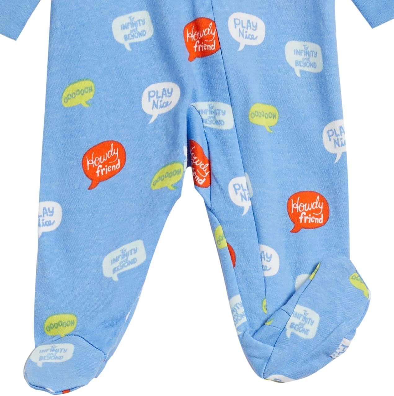 image:imageAmazon Essentials Disney Marvel Star Wars Unisex Babies Cotton Footed Sleep and Play Discontinued Colors MultipacksToy Story Play Nice