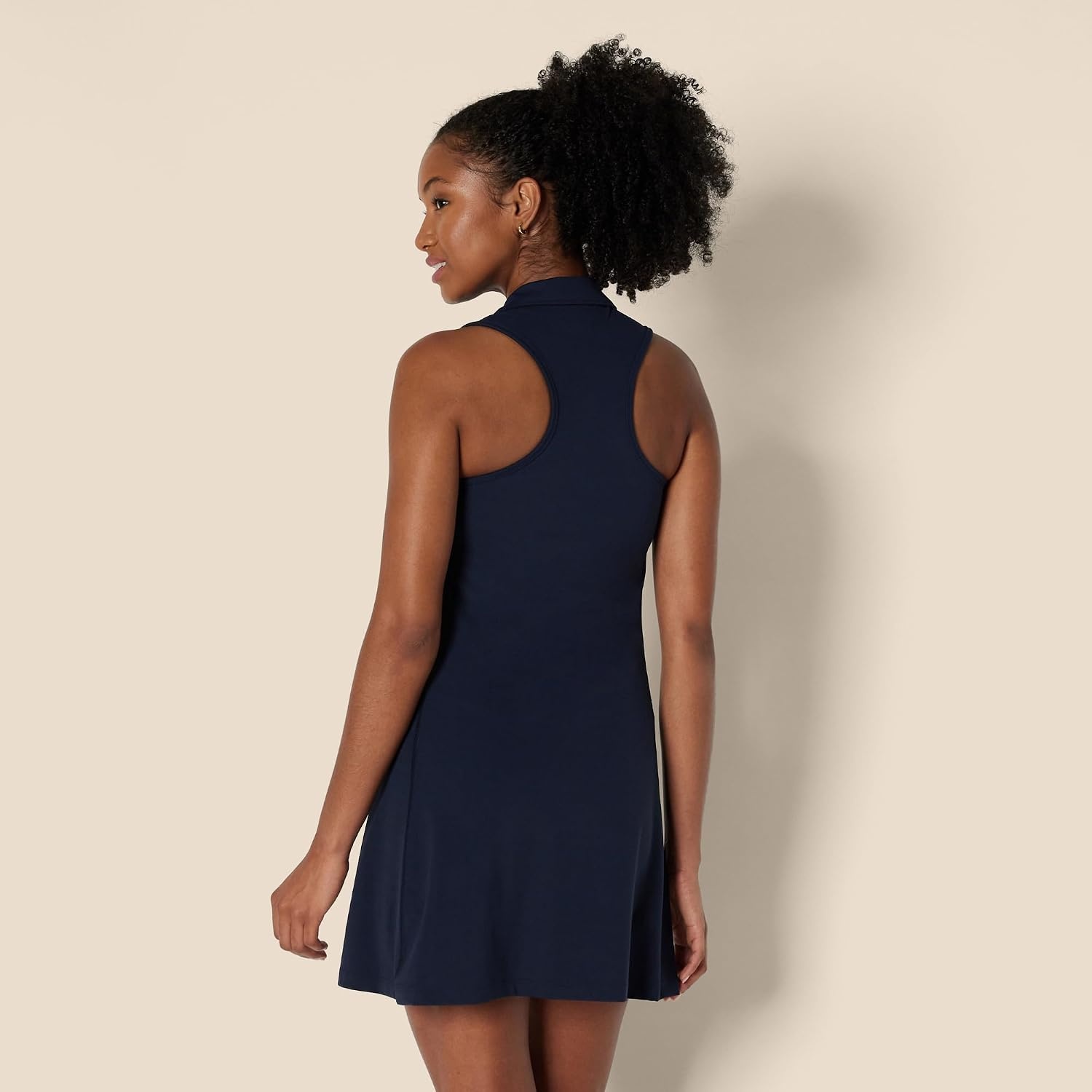 image:imageAmazon Essentials Womens Active FormFlex Buttery Soft Long Tennis DressNavy