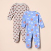 Amazon Essentials Disney | Marvel | Star Wars Unisex Babies’ Cotton Footed Sleep and Play – Discontinued Colors, Multipacks(Toy Story Play Nice)