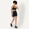 Amazon Essentials Women’s Active FormFlex Buttery Soft High Waist 7″ Yoga Biker Shorts(Black / White)