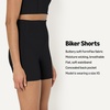 Amazon Essentials Women’s Active FormFlex Buttery Soft High Waist 7″ Yoga Biker Shorts(Black)