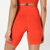Amazon Essentials Women’s Active FormFlex Buttery Soft High Waist 7″ Yoga Biker Shorts(Bright Red)