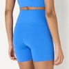 Amazon Essentials Women’s Active FormFlex Buttery Soft High Waist 7″ Yoga Biker Shorts(Ocean Blue)