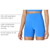 Amazon Essentials Women’s Active FormFlex Buttery Soft High Waist 7″ Yoga Biker Shorts(Ocean Blue)
