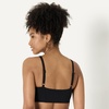 Amazon Essentials Women’s Active FormFlex Buttery Soft Light Support Sports Bra, Removable Cups, Breathable, Moisture Wicking(Black)