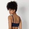 Amazon Essentials Women’s Active FormFlex Buttery Soft Light Support Sports Bra, Removable Cups, Breathable, Moisture Wicking(Navy)
