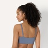 Amazon Essentials Women’s Active FormFlex Buttery Soft Light Support Sports Bra, Removable Cups, Breathable, Moisture Wicking(Slate Grey)