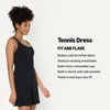 Amazon Essentials Women’s Active FormFlex Buttery Soft Long Tennis Dress(Black)