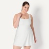 Amazon Essentials Women’s Active FormFlex Buttery Soft Long Tennis Dress(White)