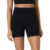 Amazon Essentials Women’s Active FormFlex Buttery Soft High Waist 7″ Yoga Biker Shorts(Black)