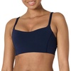 Amazon Essentials Women’s Active FormFlex Buttery Soft Light Support Sports Bra, Removable Cups, Breathable, Moisture Wicking(Navy)