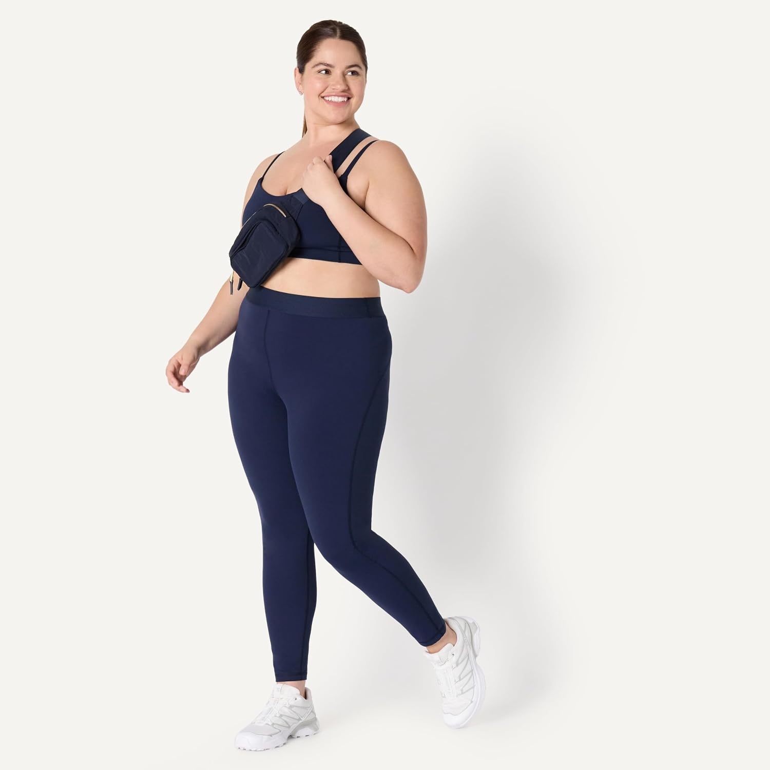 image:imageAmazon Essentials Womens Active FormFlex Buttery Soft High Waist 275 Inseam Full Length Breathable Moisture Wicking Yoga Leggings