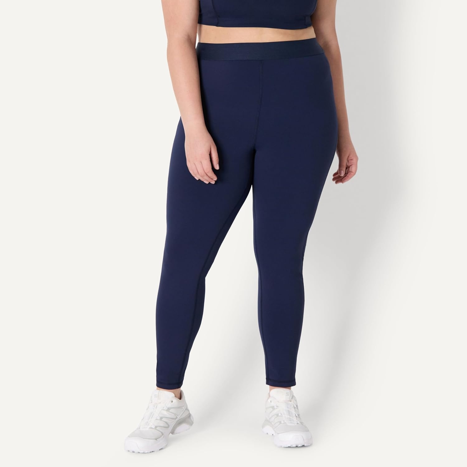 image:imageAmazon Essentials Womens Active FormFlex Buttery Soft High Waist 275 Inseam Full Length Breathable Moisture Wicking Yoga Leggings