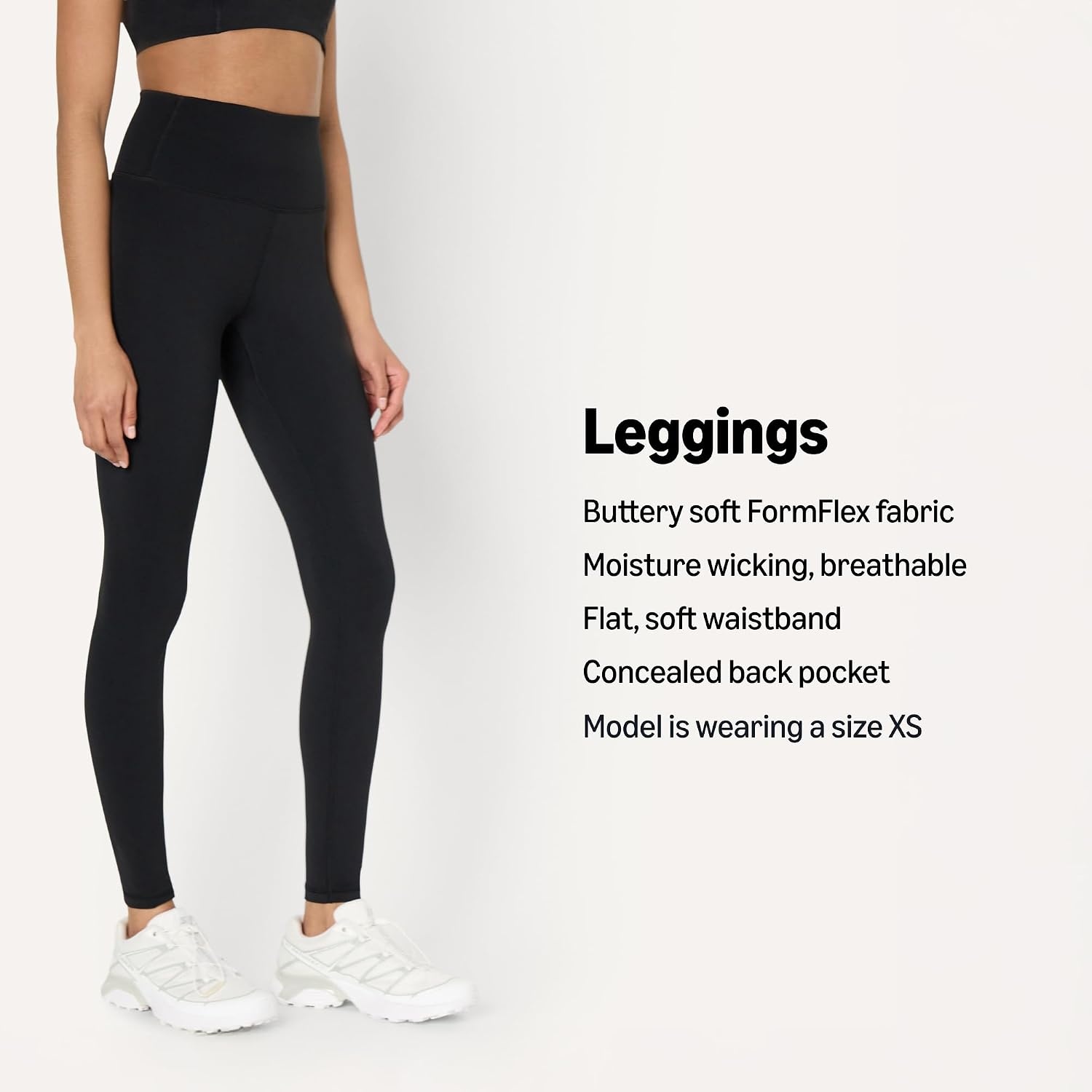 image:imageAmazon Essentials Womens Active FormFlex Buttery Soft High Waist Yoga Workout LeggingsBlack